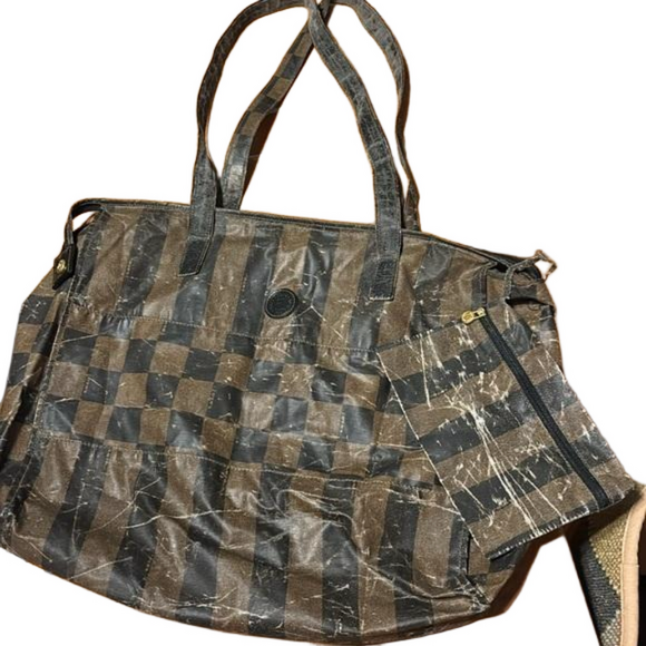 Fendi Checkered Tote - Picture 1 of 13